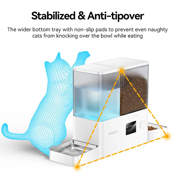 Smart Pet Feeder & Fountain Combo