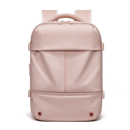 Travel Women Backpack 16 Inch Vacuum Compression Laptop Backpack USB Charging School Backpack Extended Hiking Business Backpack