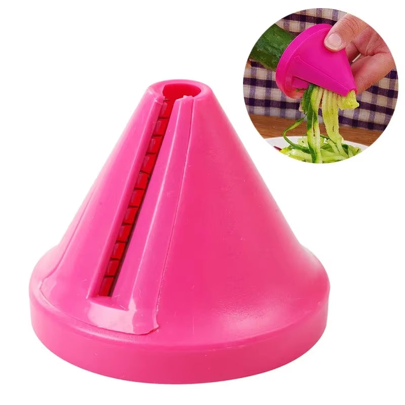 Vegetable Fruit Spiral Shredder Peeler Multi-Function Manual Shredder Device Potato Carrot Rotating Shredder Grater Kitchen Tool