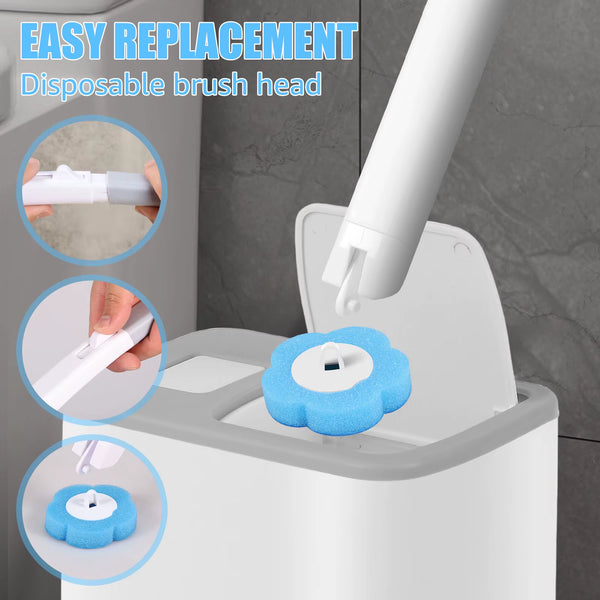 CleanPro Disposable Toilet Brush Kit