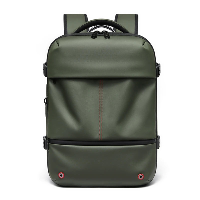 Travel Women Backpack 16 Inch Vacuum Compression Laptop Backpack USB Charging School Backpack Extended Hiking Business Backpack