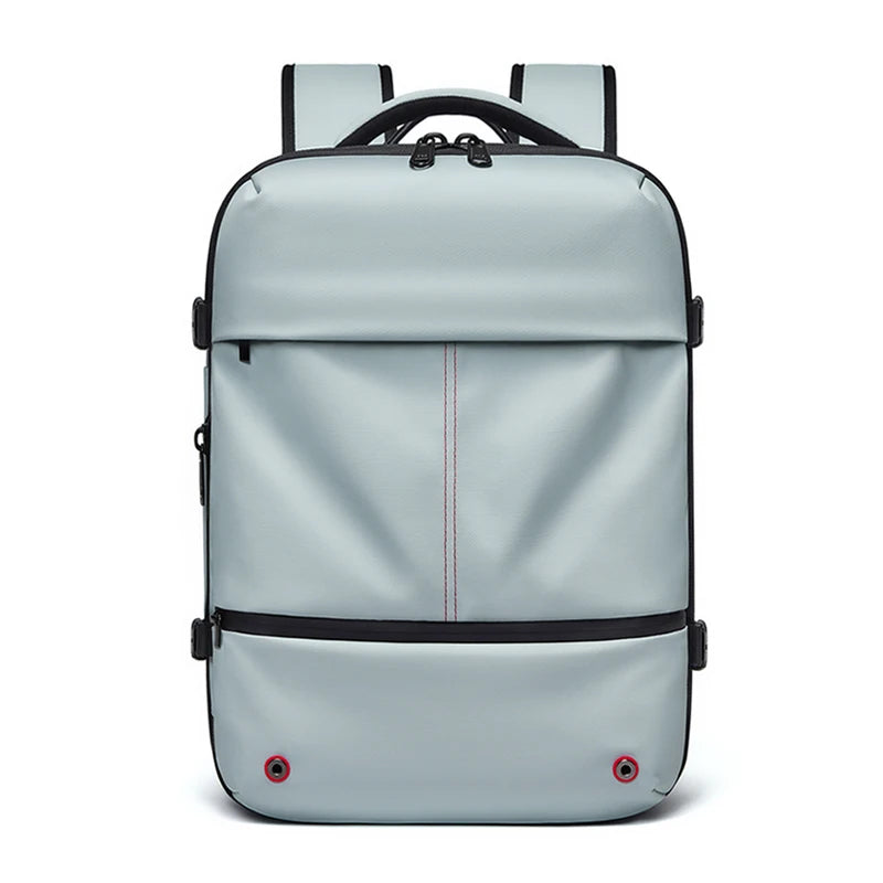 Travel Women Backpack 16 Inch Vacuum Compression Laptop Backpack USB Charging School Backpack Extended Hiking Business Backpack