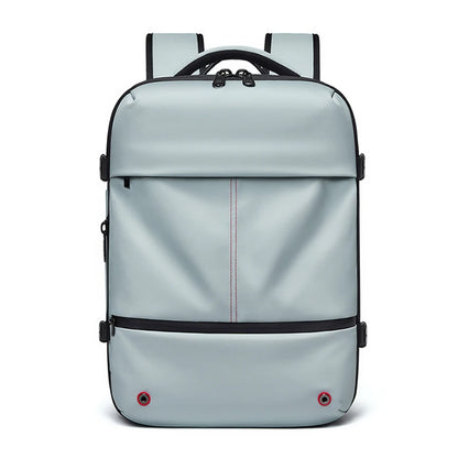 Travel Women Backpack 16 Inch Vacuum Compression Laptop Backpack USB Charging School Backpack Extended Hiking Business Backpack