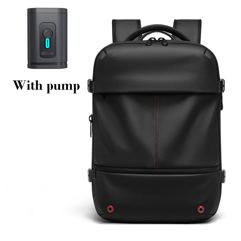 Travel Women Backpack 16 Inch Vacuum Compression Laptop Backpack USB Charging School Backpack Extended Hiking Business Backpack