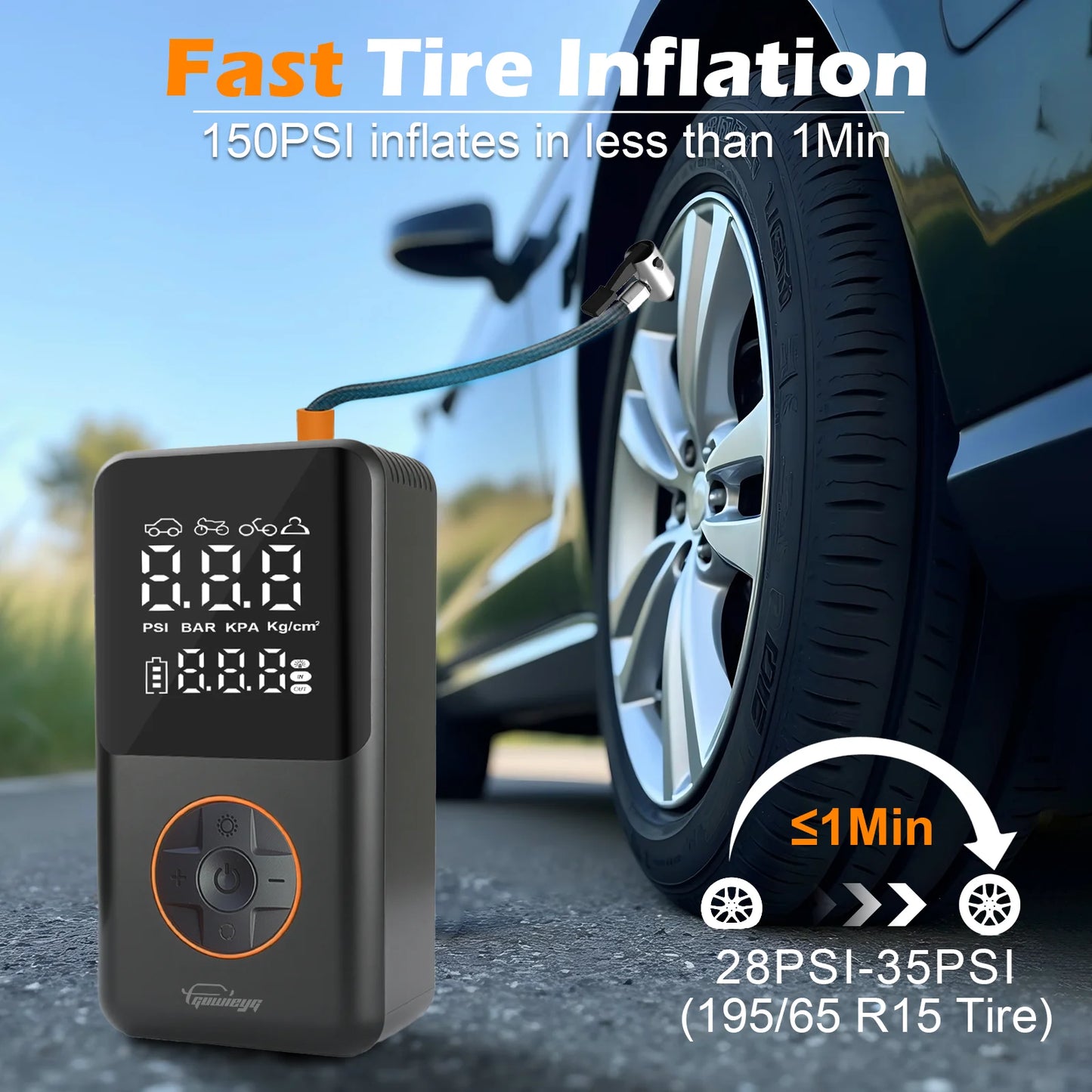 Smart Air Pump for Easy Inflation