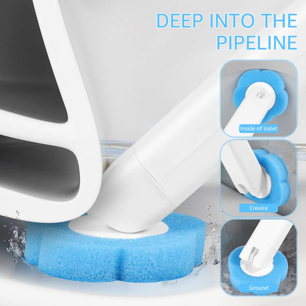 CleanPro Disposable Toilet Brush Kit